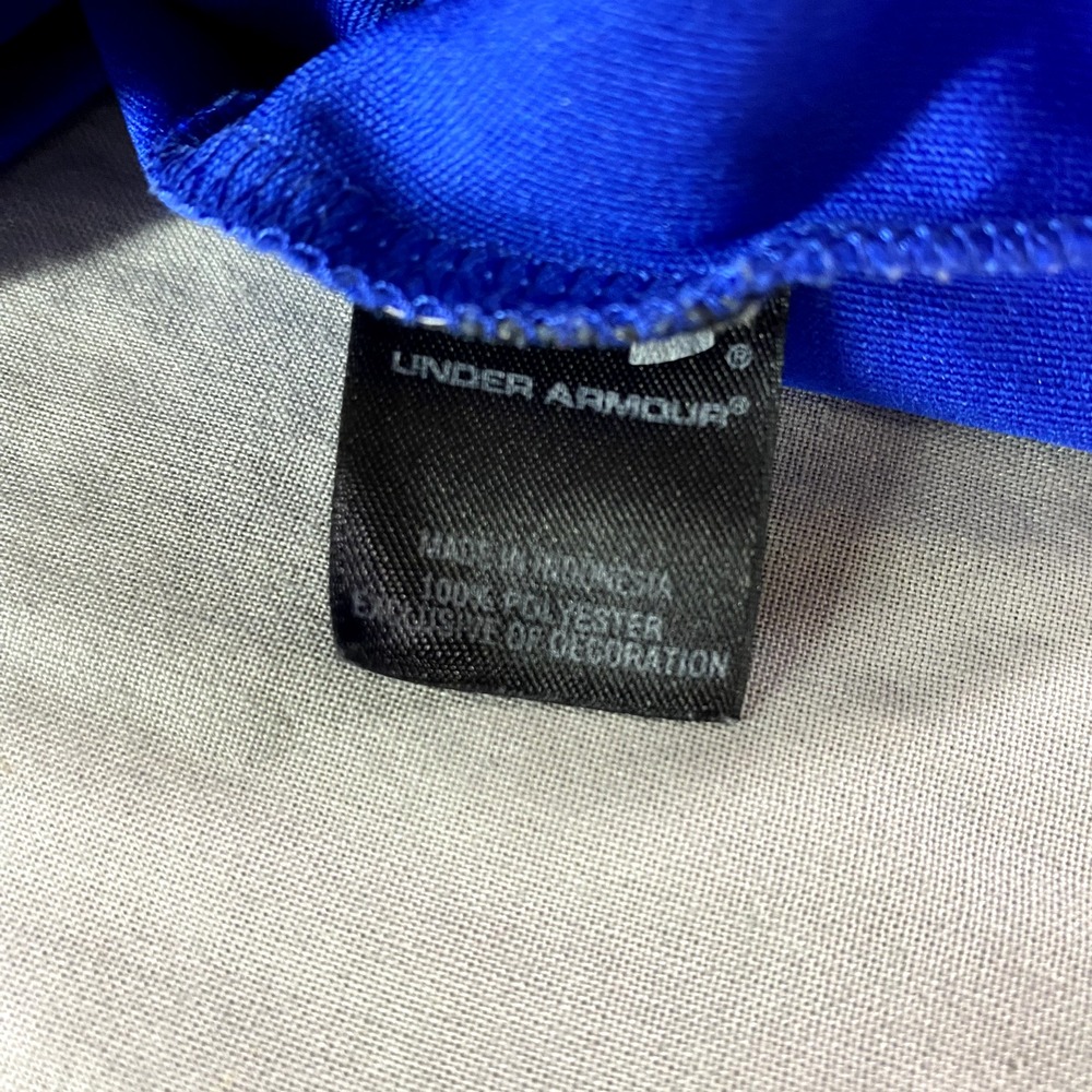 Under Armour Kansas City Royals Shirt Adult Medium Blue 2014 World Series Tee - Picture 9 of 10